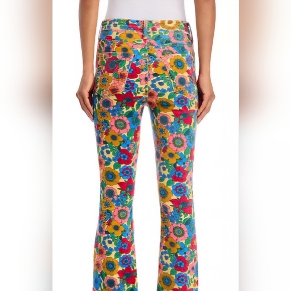 Mother Women's High Waisted Weekender Skimp Track And Flower Fields Jeans - Picture 5 of 15